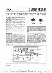 UC3843BD datasheet pdf SGS Thomson Microelectronics
