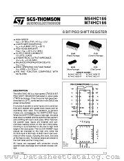 M54HC166 datasheet pdf SGS Thomson Microelectronics