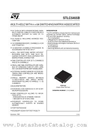 STLC5465B datasheet pdf SGS Thomson Microelectronics