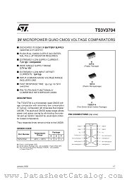 TS3V3704ID datasheet pdf SGS Thomson Microelectronics