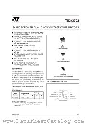 TS3V3702ID datasheet pdf SGS Thomson Microelectronics