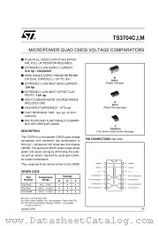 TS3704 datasheet pdf SGS Thomson Microelectronics