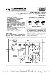TDE1898R datasheet pdf SGS Thomson Microelectronics