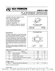 AM1011-400 datasheet pdf SGS Thomson Microelectronics