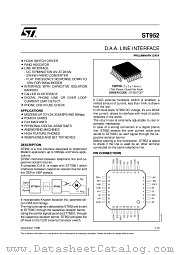 ST952 datasheet pdf SGS Thomson Microelectronics