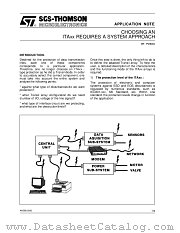 AN588 datasheet pdf SGS Thomson Microelectronics