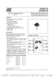 TPI12011N-TPI8011N datasheet pdf SGS Thomson Microelectronics
