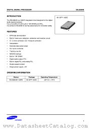 S5L9284 datasheet pdf Samsung Electronic
