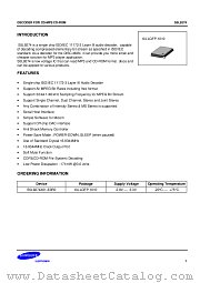 S5L9274 datasheet pdf Samsung Electronic