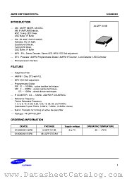S1A0903X01 datasheet pdf Samsung Electronic