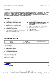 KB2516 datasheet pdf Samsung Electronic