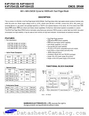 K4F160411D datasheet pdf Samsung Electronic