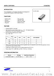 S1A0427B01 datasheet pdf Samsung Electronic