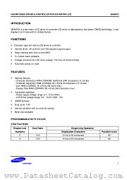 S6A0079 datasheet pdf Samsung Electronic