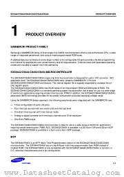 S3C9452 PRODUCT FAMILY datasheet pdf Samsung Electronic