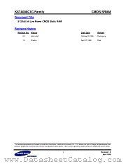 K6T4008C1C FAMILY datasheet pdf Samsung Electronic