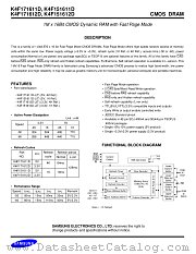 K4F171611D datasheet pdf Samsung Electronic