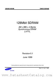 KM48S16030B datasheet pdf Samsung Electronic