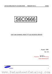 S6C0666 datasheet pdf Samsung Electronic