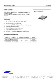 KA2295 datasheet pdf Samsung Electronic