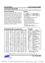 M374S3253BTS datasheet pdf Samsung Electronic