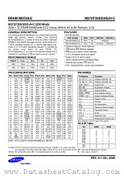 M372F320(8)0DJ4-C EDO MODE datasheet pdf Samsung Electronic