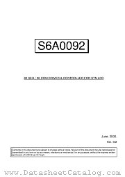 S6A0092 datasheet pdf Samsung Electronic