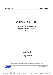 K4S560432B datasheet pdf Samsung Electronic