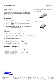 KA22900 datasheet pdf Samsung Electronic