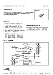S5C7214X01 datasheet pdf Samsung Electronic