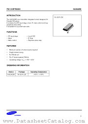 KA22429D datasheet pdf Samsung Electronic