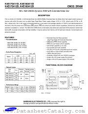 K4E170412D datasheet pdf Samsung Electronic