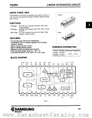 KA2292 datasheet pdf Samsung Electronic