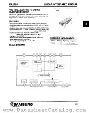 KA2265 datasheet pdf Samsung Electronic