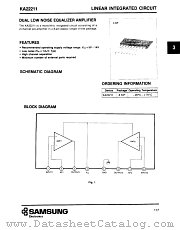 KA22211 datasheet pdf Samsung Electronic