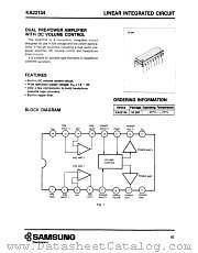 KA22134 datasheet pdf Samsung Electronic