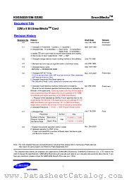 K9S5608V0M datasheet pdf Samsung Electronic