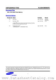 K9F3208W0A datasheet pdf Samsung Electronic