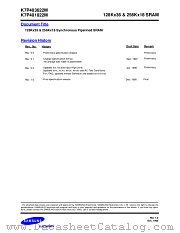 K7P403622M datasheet pdf Samsung Electronic