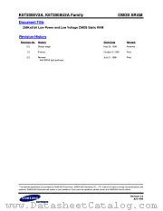 K6T2008V(U)2A FAMILY datasheet pdf Samsung Electronic