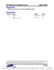 K6T1008V(U)2E FAMILY datasheet pdf Samsung Electronic