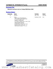 K6T0808V(U)1D FAMILY datasheet pdf Samsung Electronic