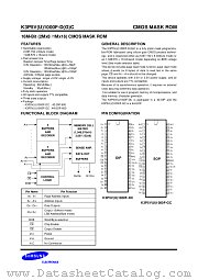 K3P5V(U)1000F-D(G)C,TC datasheet pdf Samsung Electronic