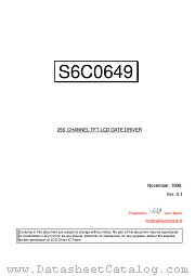 S6C0649 datasheet pdf Samsung Electronic