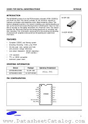 S5T8554B01 datasheet pdf Samsung Electronic