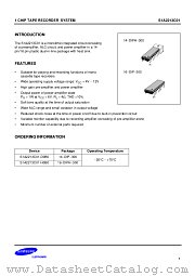 S1A2213C01 datasheet pdf Samsung Electronic