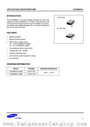 S1A0386A01 datasheet pdf Samsung Electronic