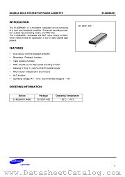 S1A0296X01 datasheet pdf Samsung Electronic