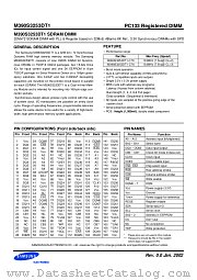 M390S3253DT1 datasheet pdf Samsung Electronic