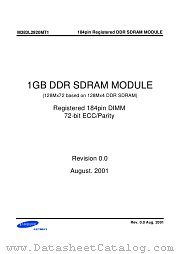 M383L2920MT1 datasheet pdf Samsung Electronic